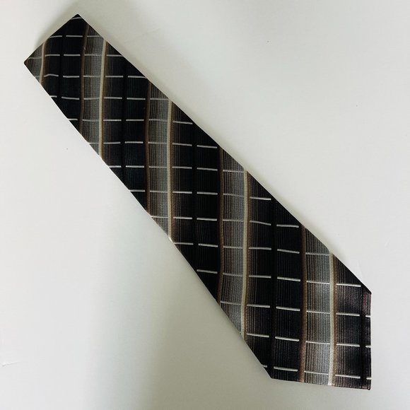 ALFANI 100% Hand Made Silk Tie EUC - Picture 3 of 3